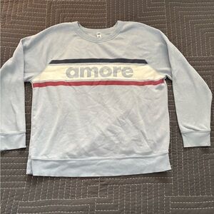 Old Navy Blue Crewneck Sweater